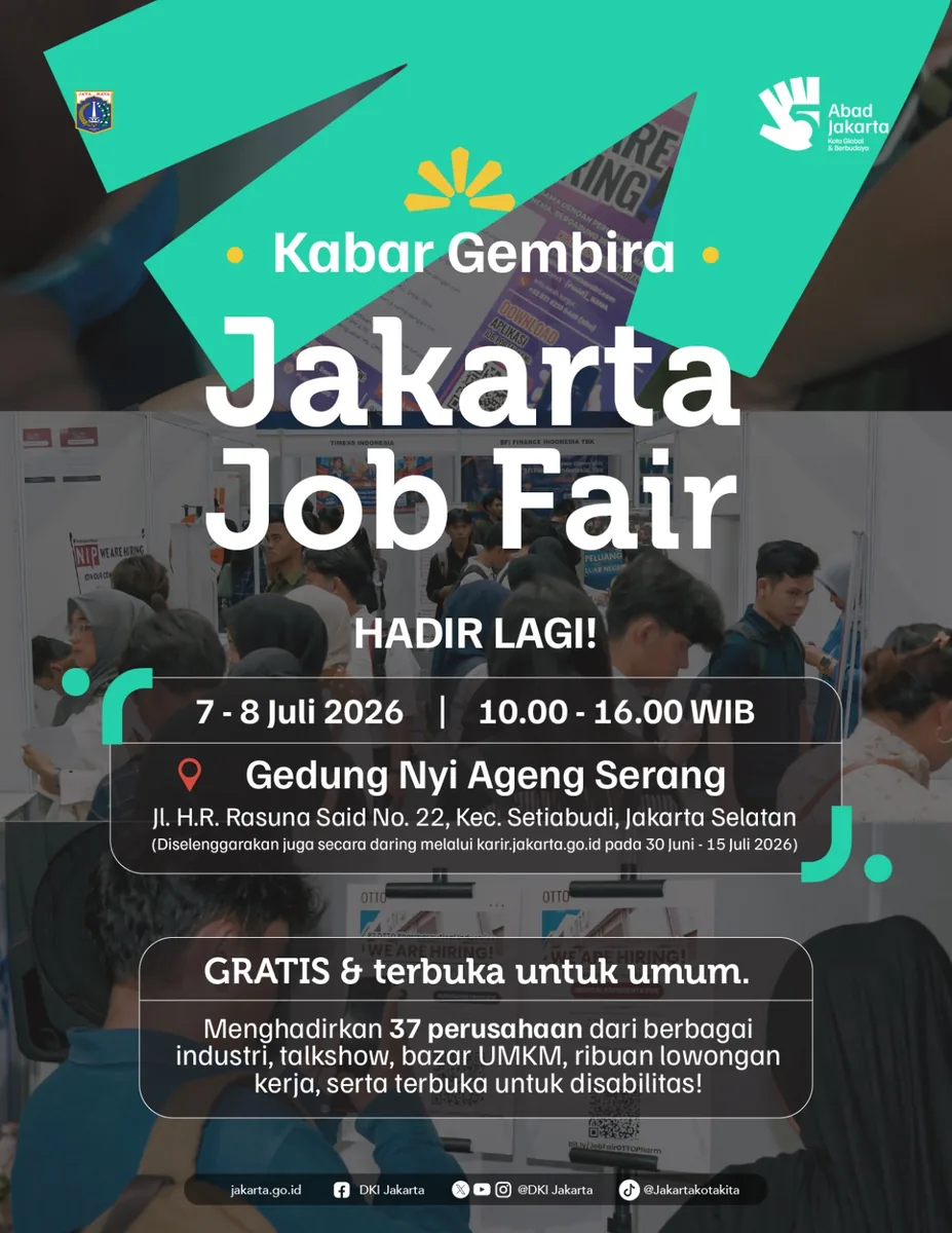 Job Fair Kabupaten Nias Selatan 2026 (Suku Dinas TKTE Wilayah Kabupaten Nias Selatan Barat) : 7-8 Juli 2026